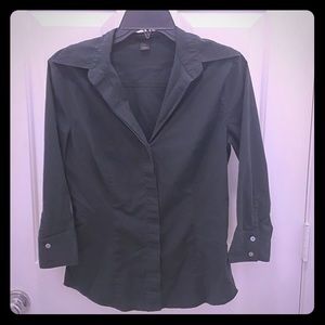 Express Black Button-down